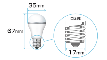 led電球e17